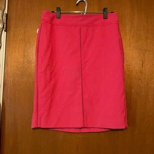 Pink pencil skirt